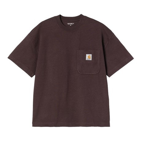 CARHARTT WIP S/S Work Pocket T-Shirt Cotton Single Jersey. 230 g/m² in Palisander