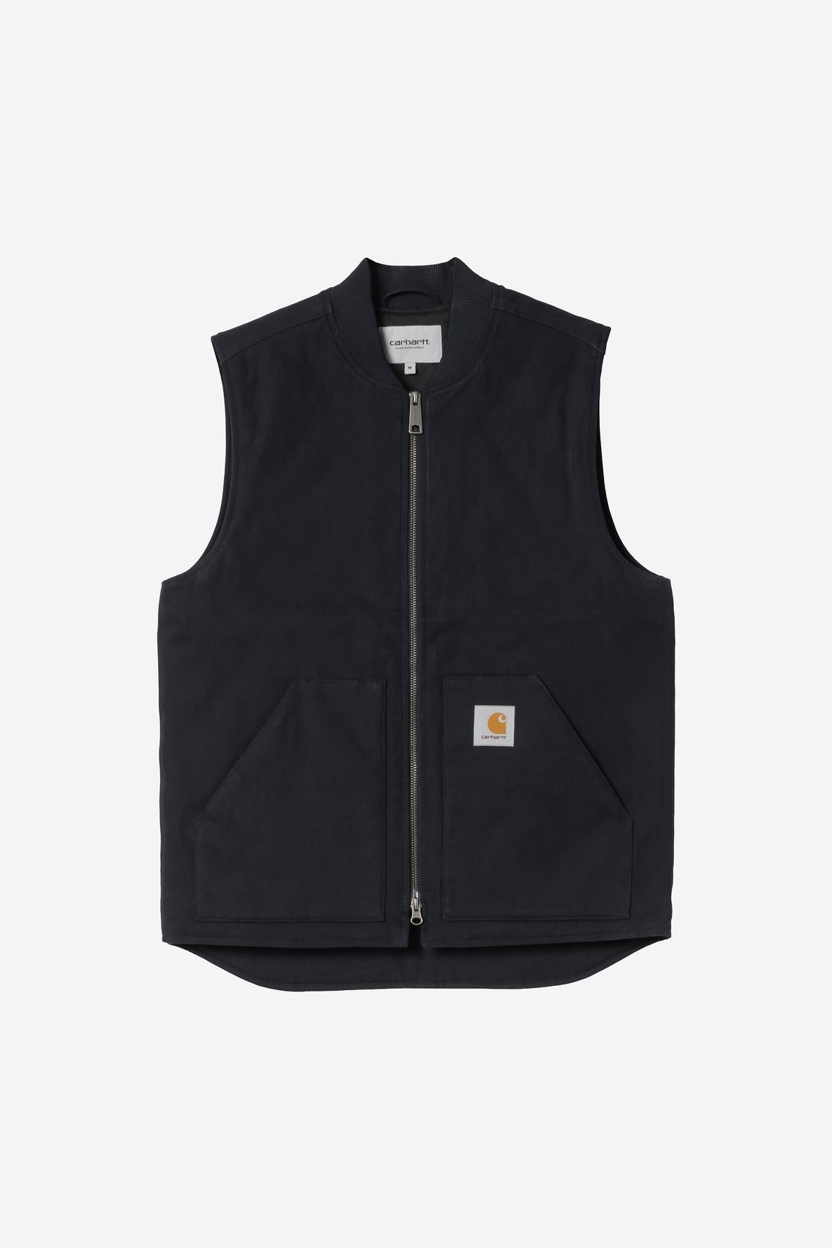 CARHARTT WIP Classic Vest 100% Cotton 'Dearborn' Canvas. 11.3 oz