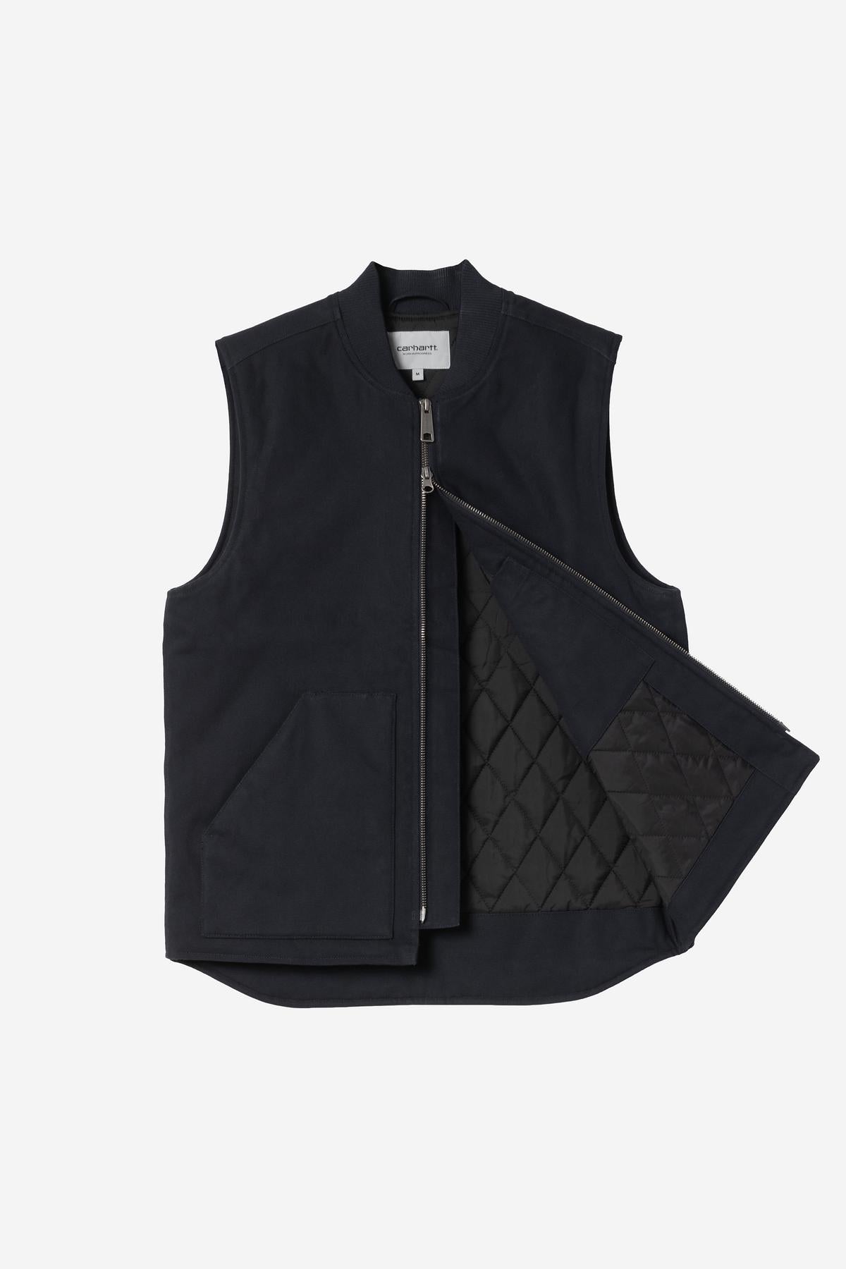 CARHARTT WIP Classic Vest 100% Cotton 'Dearborn' Canvas. 11.3 oz