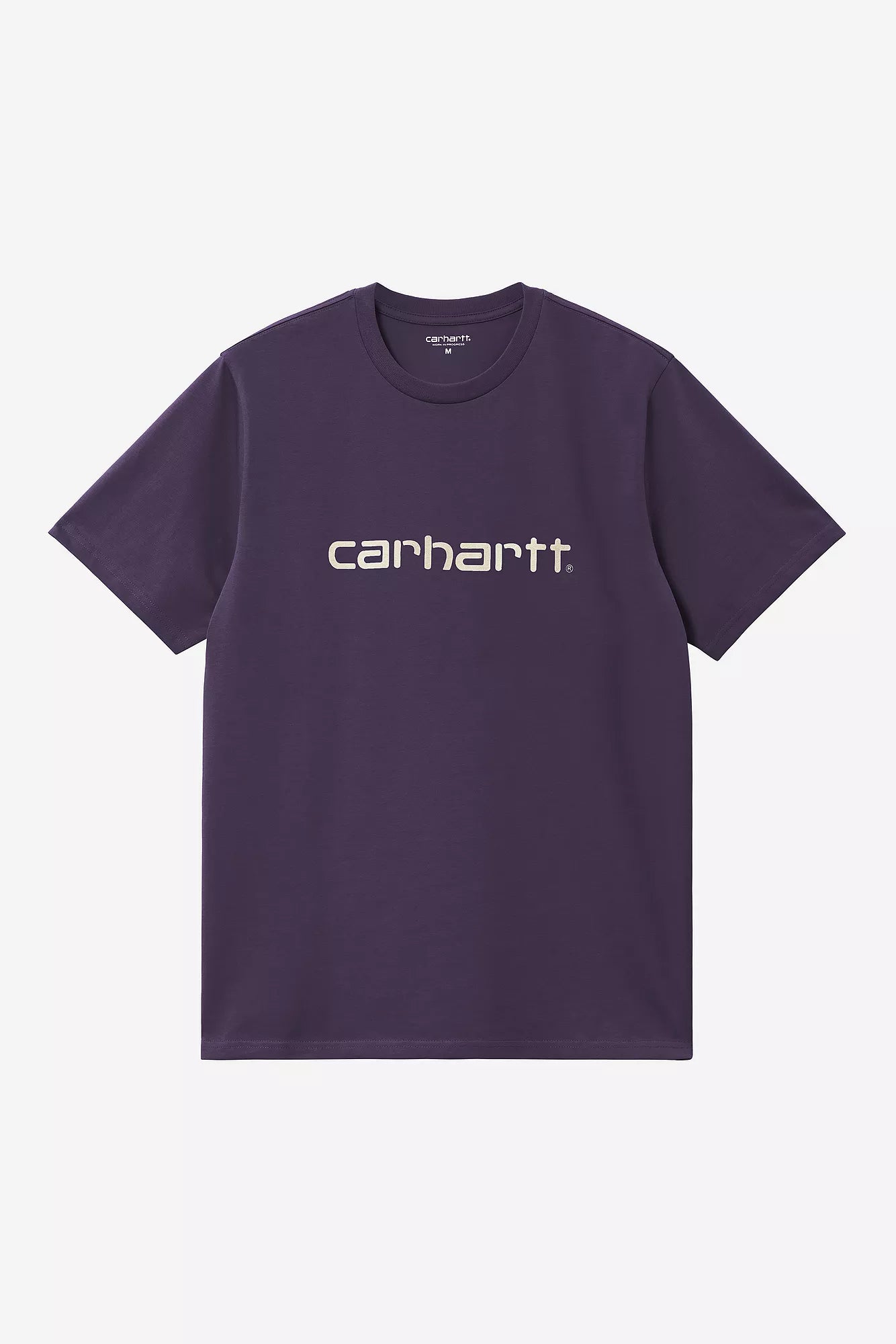 CARHARTT WIP S/S Script T-Shirt Cotton Single Jersey. 190 g/m² in Lakers/Salt
