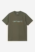 CARHARTT WIP S/S Script T-Shirt FS26 in Leaf/Tourmaline