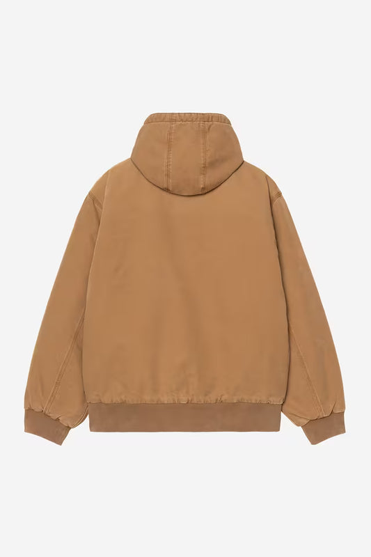 Carhartt WIP OG Active Jacket in WIP H Brown/stone canvas
