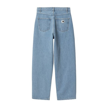CARHARTT WIP W' Brandon Pant 100% Cotton 'Smith' Denim. 13.5 oz in Blau/stone bleached