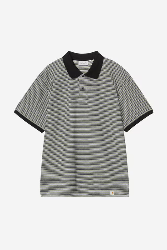 CARHARTT WIP S/S Dion Polo FS26 in Dion Stripe, Icaria