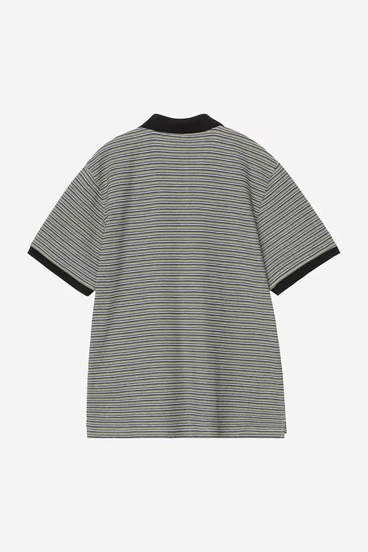 CARHARTT WIP S/S Dion Polo FS26 in Dion Stripe, Icaria