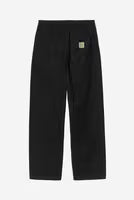 CARHARTT WIP Walton Pant FS26 in Black garment dyed