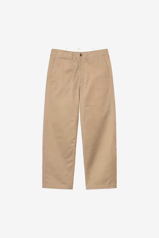 CARHARTT WIP Harold Pant FS26 in Leather rigid