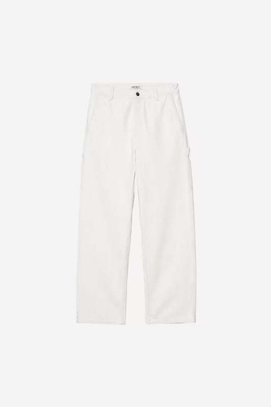 CARHARTT WIP W' Mercer Pant FS26 in Mercer Stripe, Graphite/Wax bleached