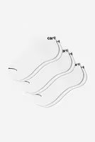 CARHARTT WIP Script Sneakers Socks FS26 in Weiß/Black + White/Schwarz
