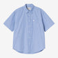 Carhartt WIP S/S Keene Shirt in Keene Stripe, White