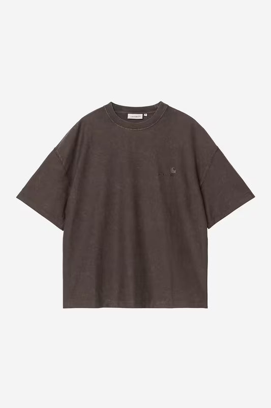 Carhartt WIP S/S Lambert T-Shirt in Tobacco/moon wash
