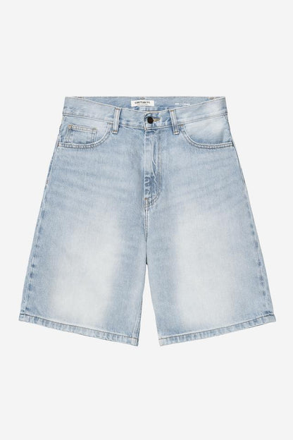 CARHARTT WIP W' Brandon Short FS26 in Blue heavy worn bleached
