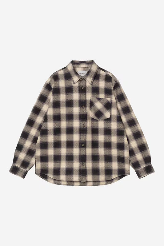Carhartt WIP L/S Dayne Shirt in Dayne Check, Shady Purple