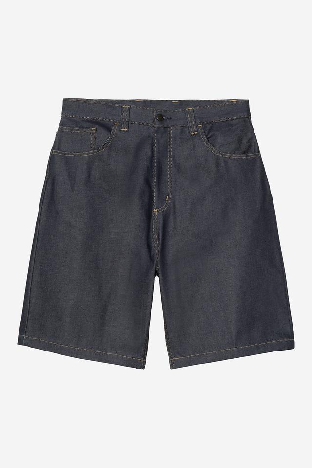 CARHARTT WIP Brandon Short 100% Cotton 'Smith' Denim