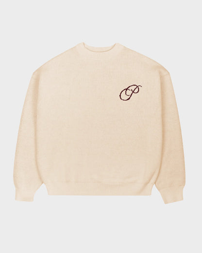 PROHIBITED Initial Knit Sweater