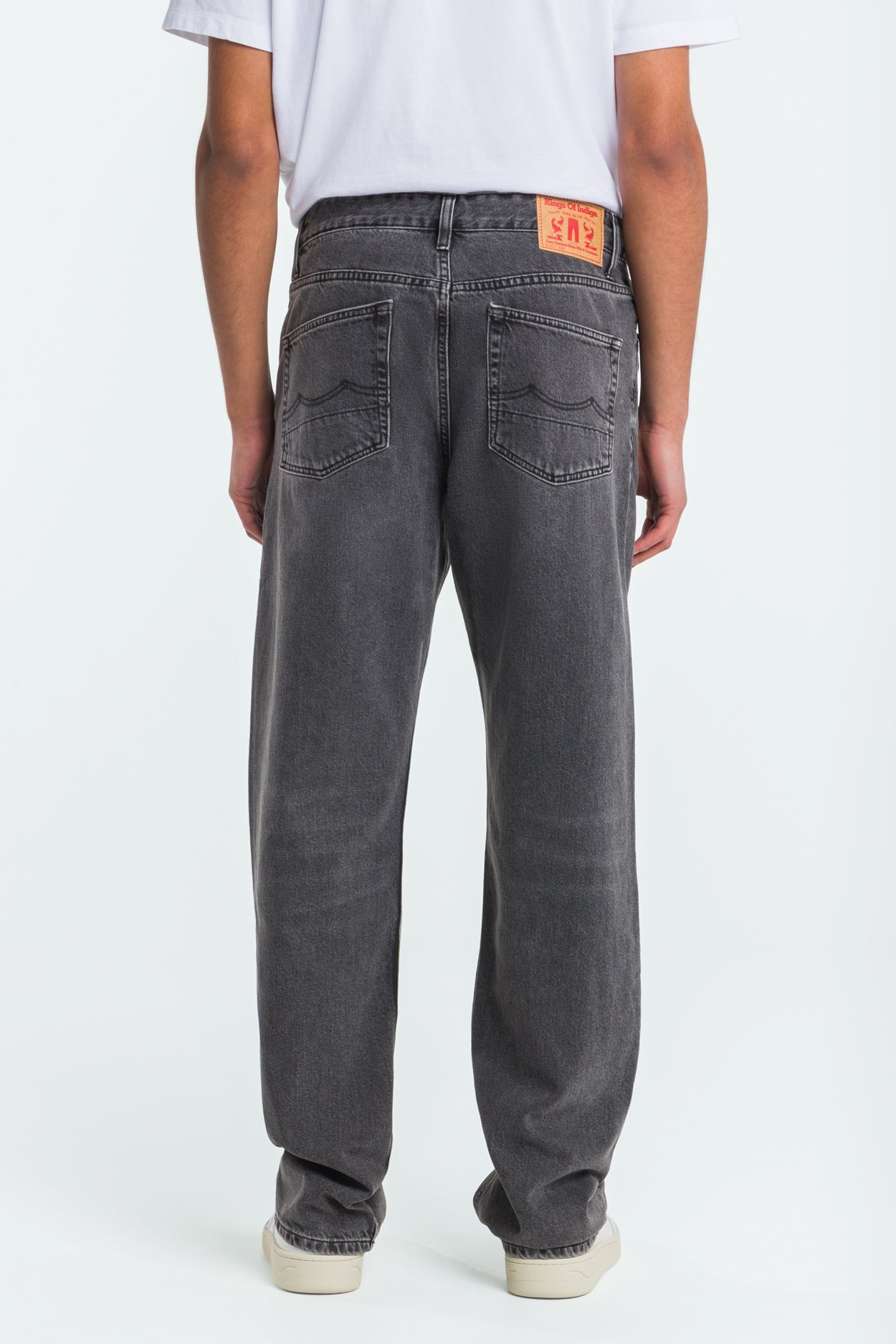 Kings Of Indigo ROY Denim Pant in HOLO GREY WORN