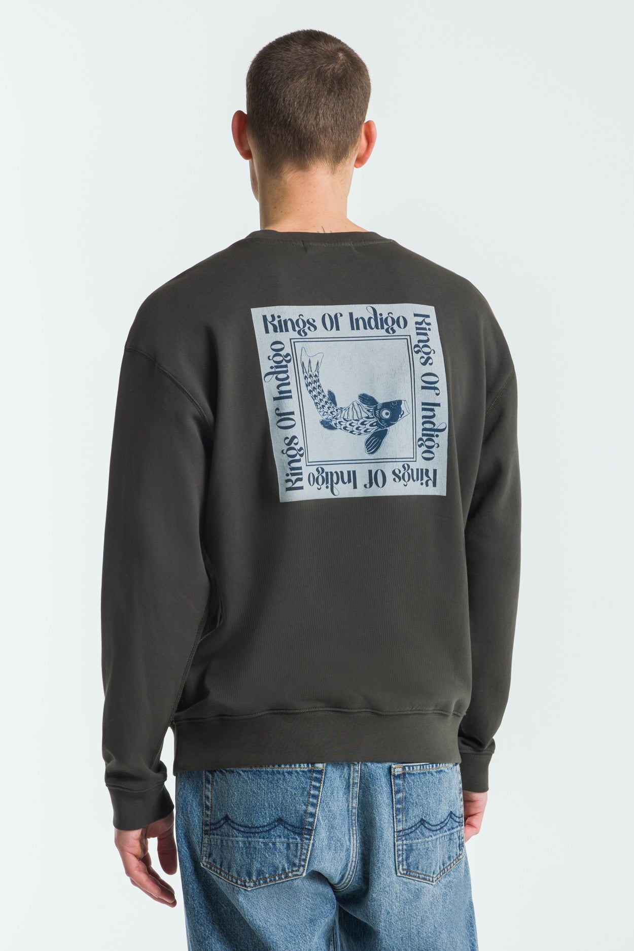 Kings Of Indigo NEIL Sweatshirt in PEAT
