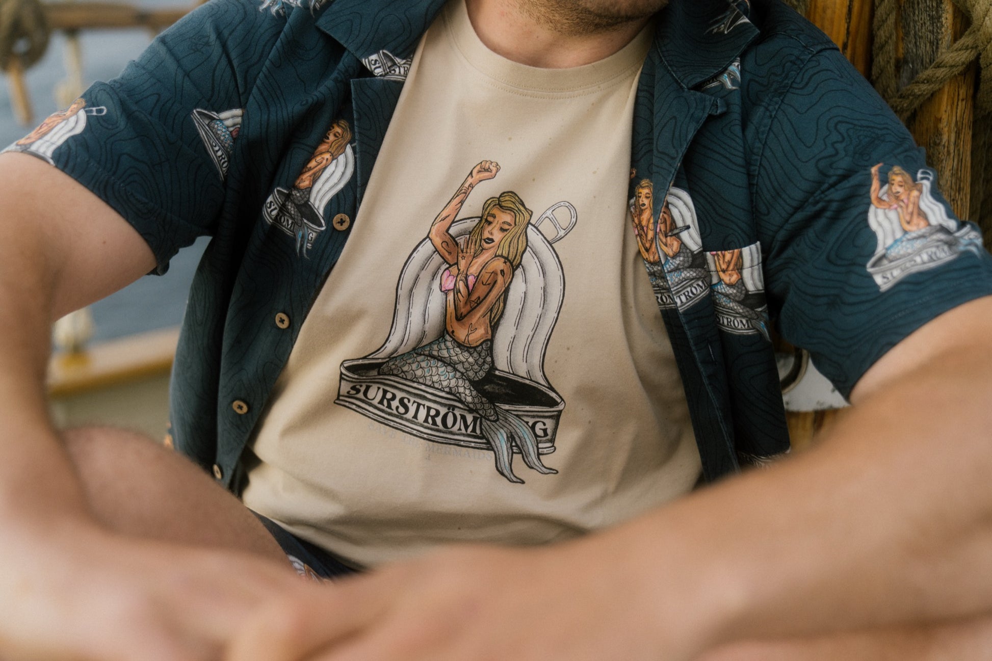 Lakor Save The Mermaids Short Sleeve Shirt