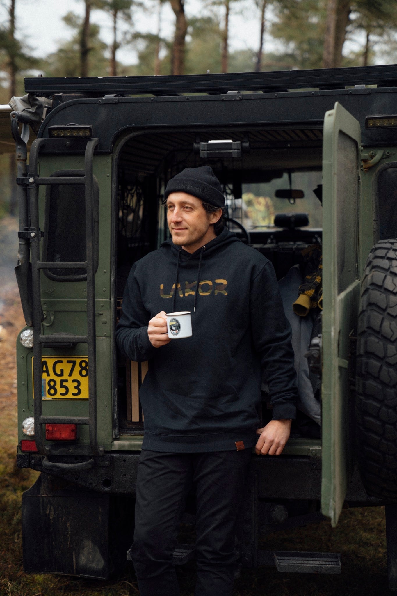 LAKOR Dripstop Camo Hoodie in Original