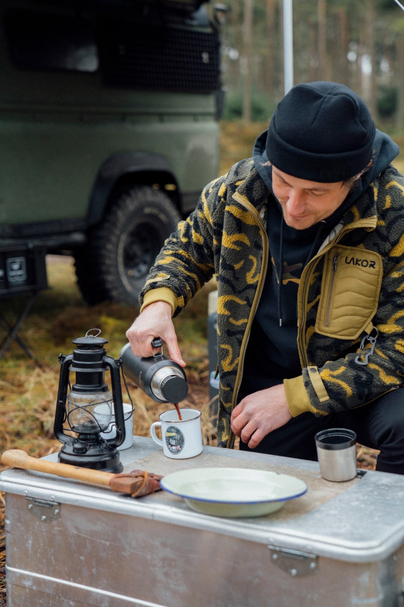 LAKOR Dripstop Camo Hoodie in Original