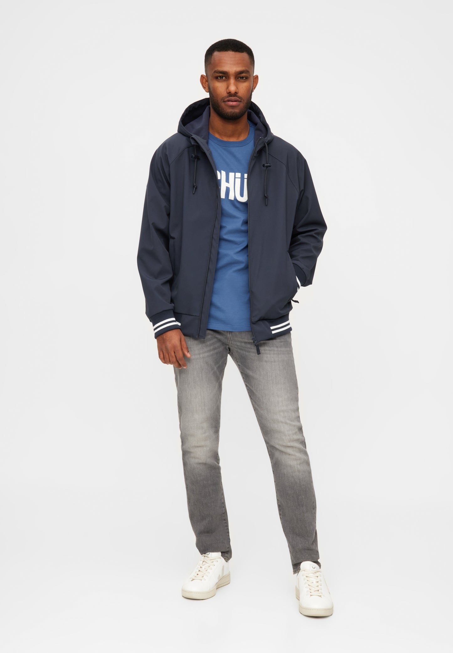 Derbe Hamburg Helgoby Herren Jacke in Dunkelblau