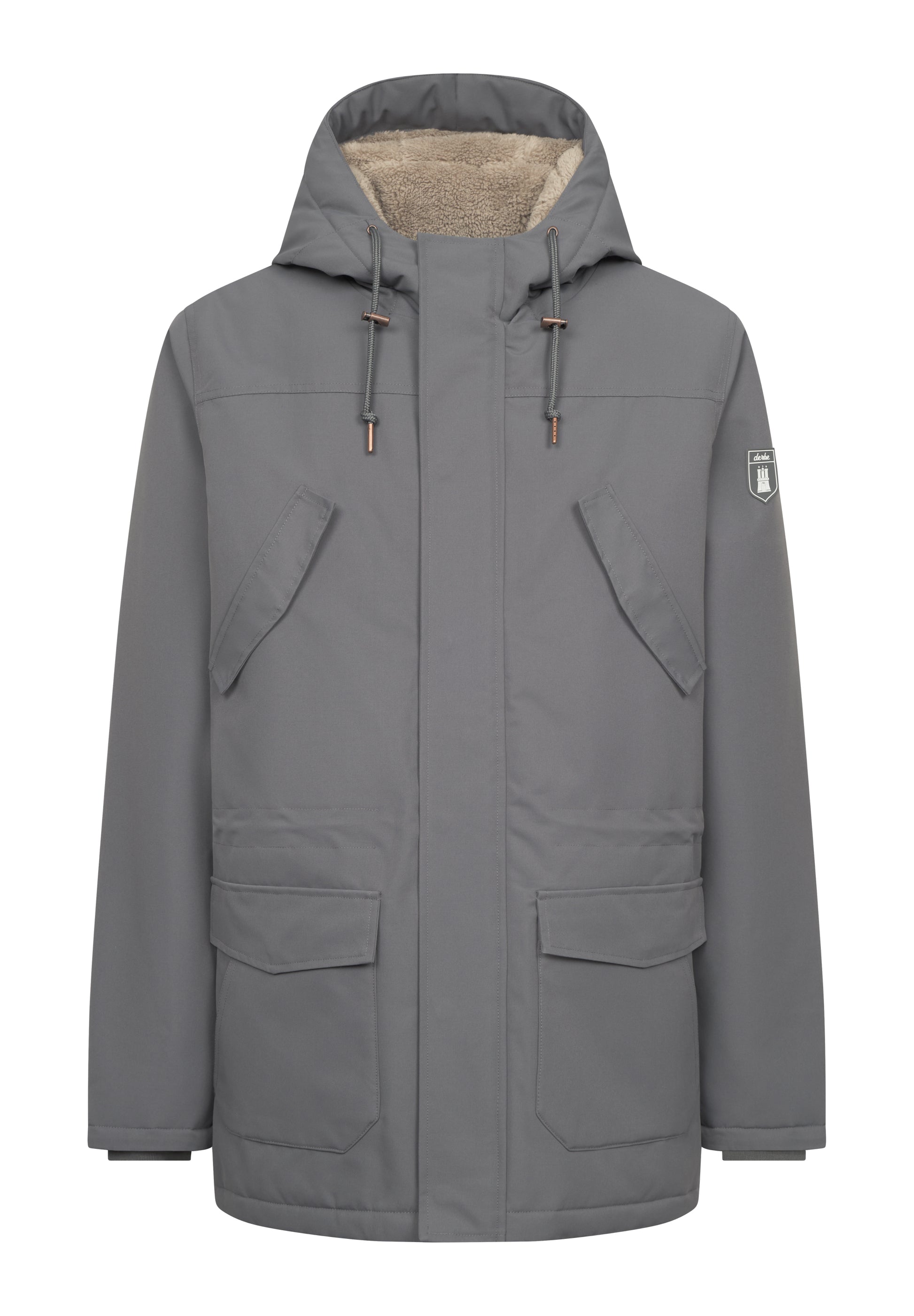 Derbe Hamburg Festholm Herren Jacke in lava smoke/cobblestone
