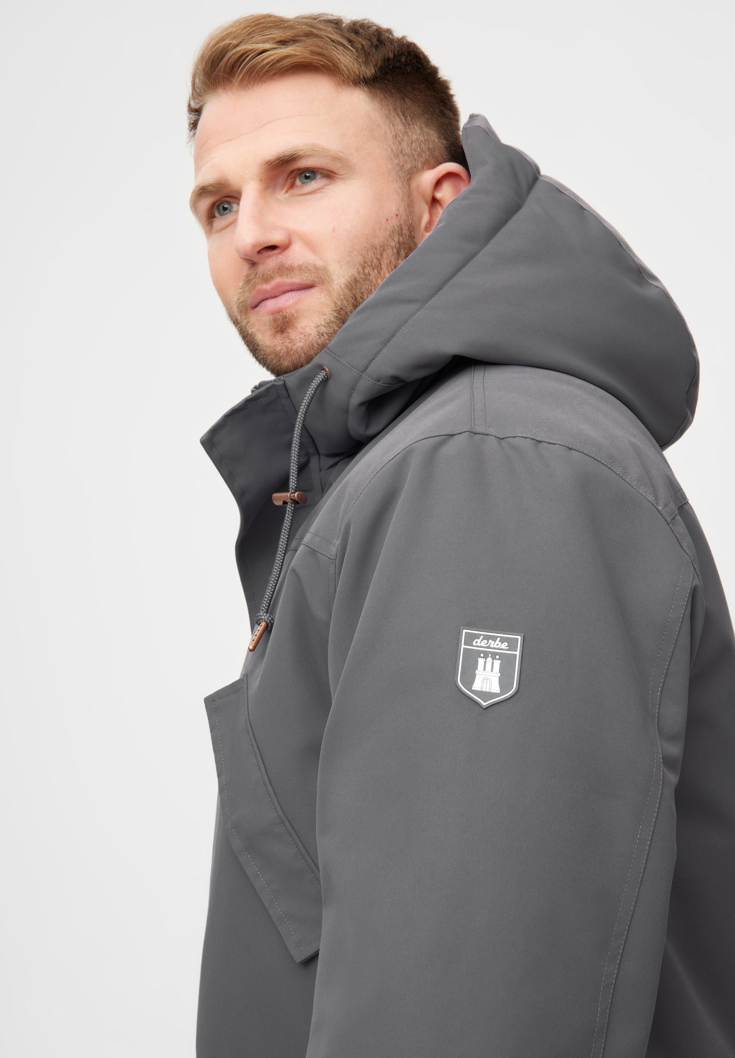 Derbe Hamburg Festholm Herren Jacke in lava smoke/cobblestone
