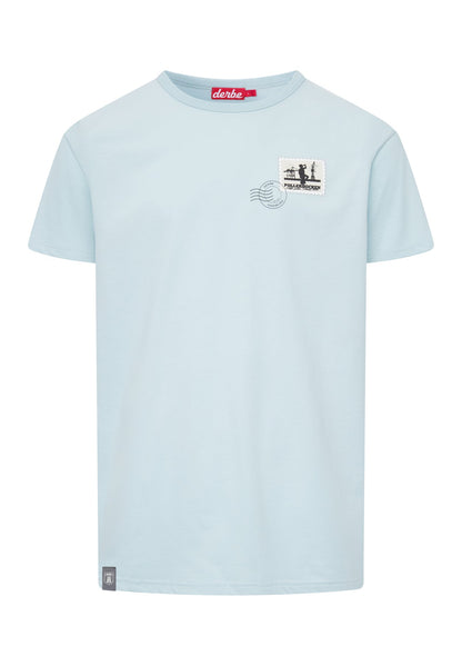 Derbe Hamburg Pollerhocken T-Shirt in skyride