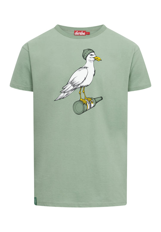 Derbe Sturmmöwe T-Shirt in Hedge Green