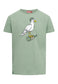 Derbe Sturmmöwe T-Shirt in Hedge Green