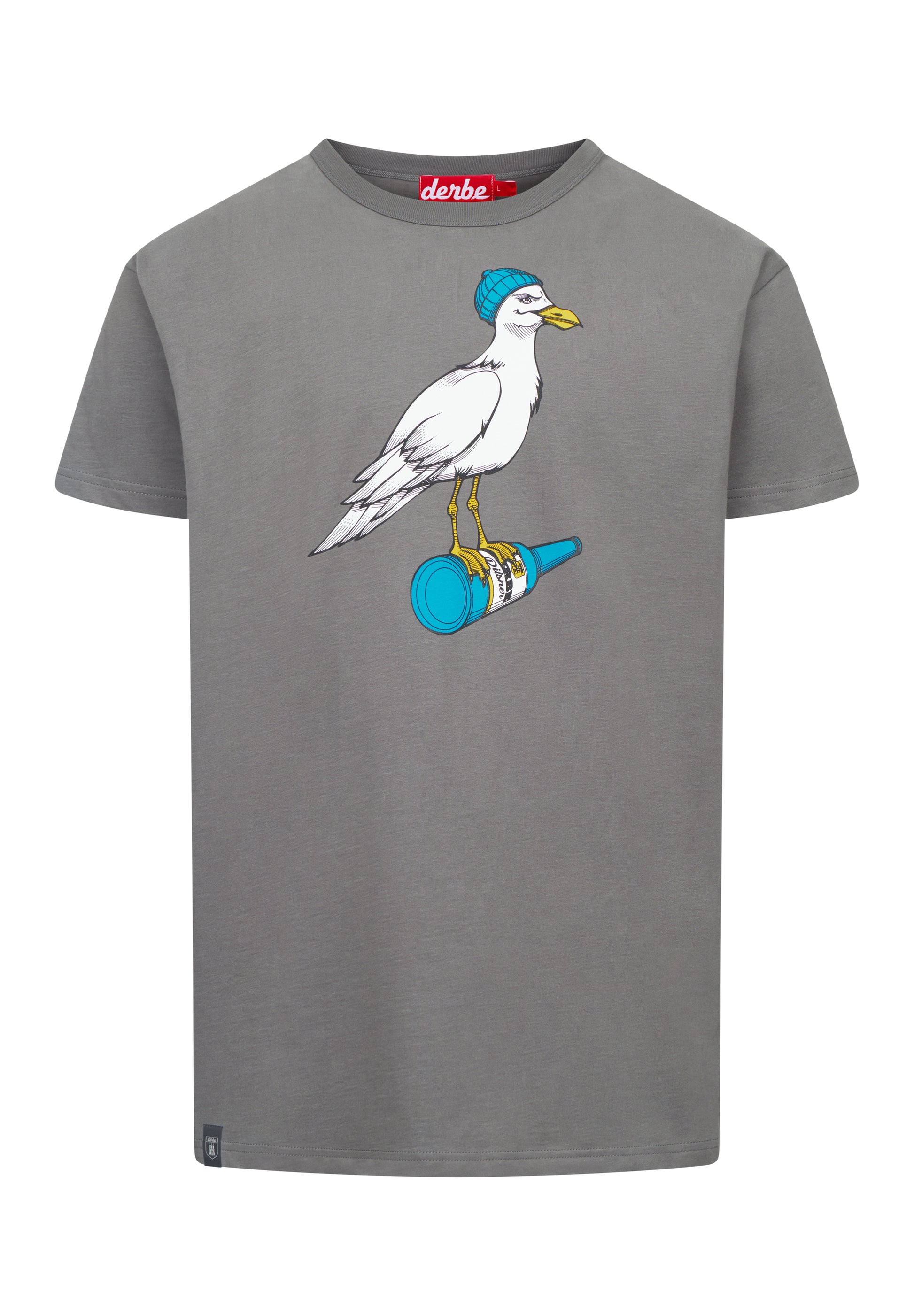 Derbe Hamburg Sturmmöwe Herren T-Shirt in lava smoke/hawaiin ocean