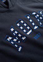 Derbe Hamburg Hoody Moin striped HSV navy