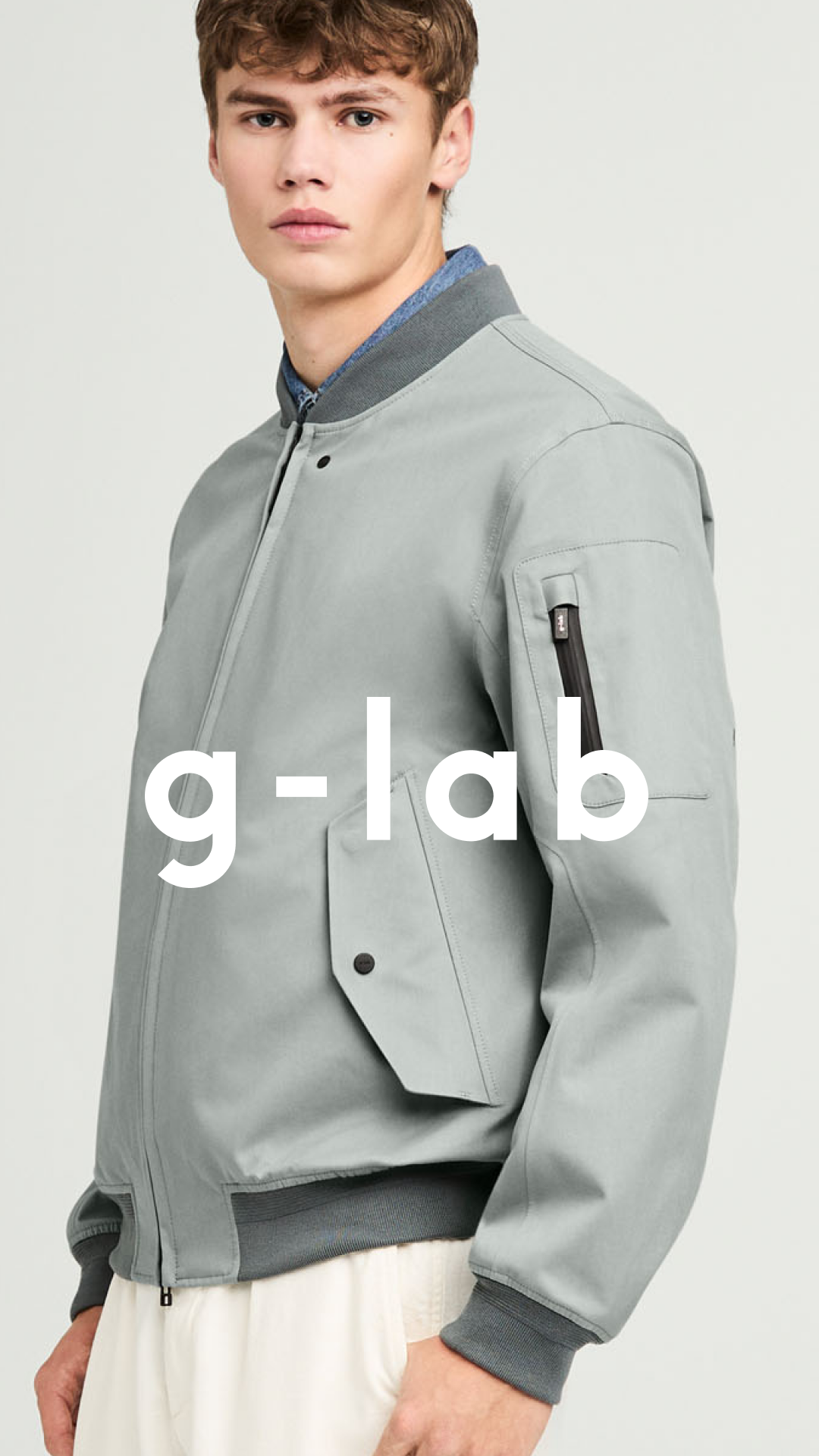 G-LAB Flap Jacke in sterling blue