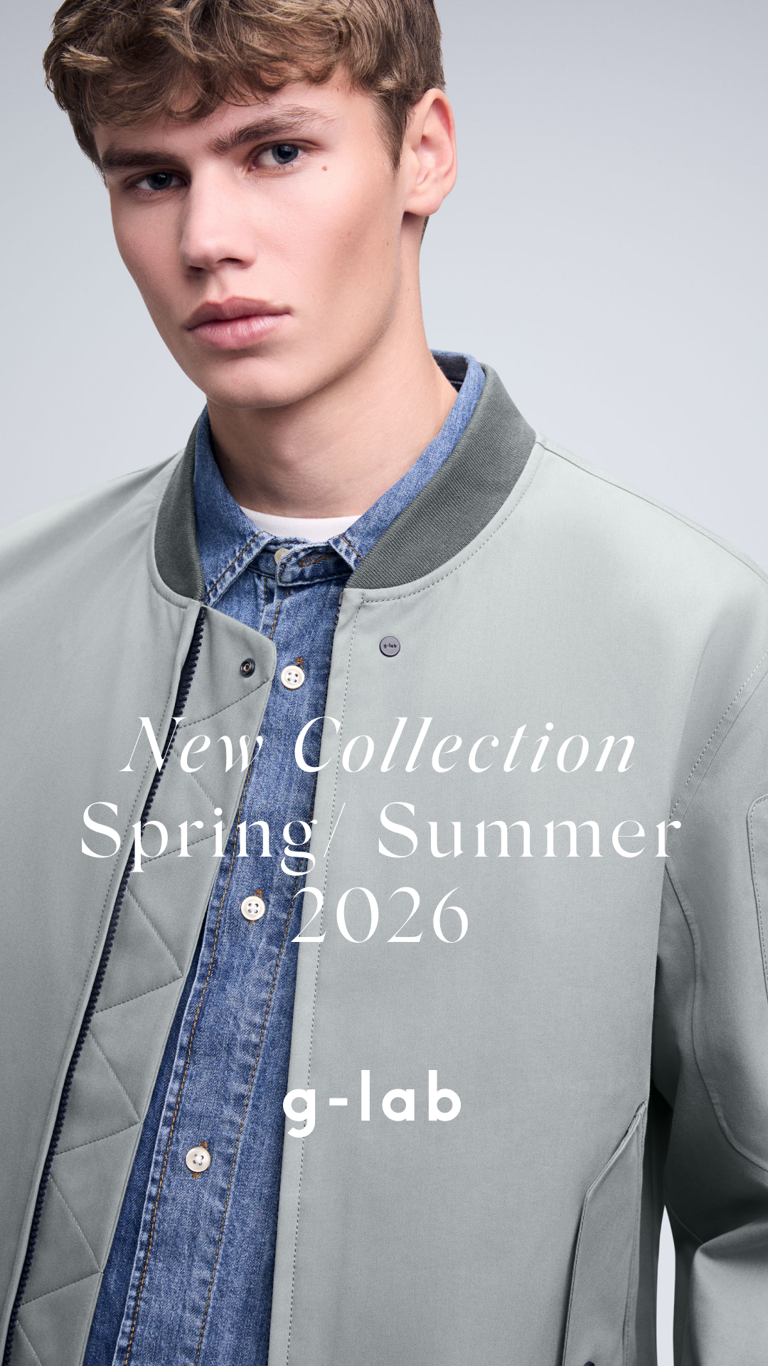 G-LAB Flap Jacke in sterling blue