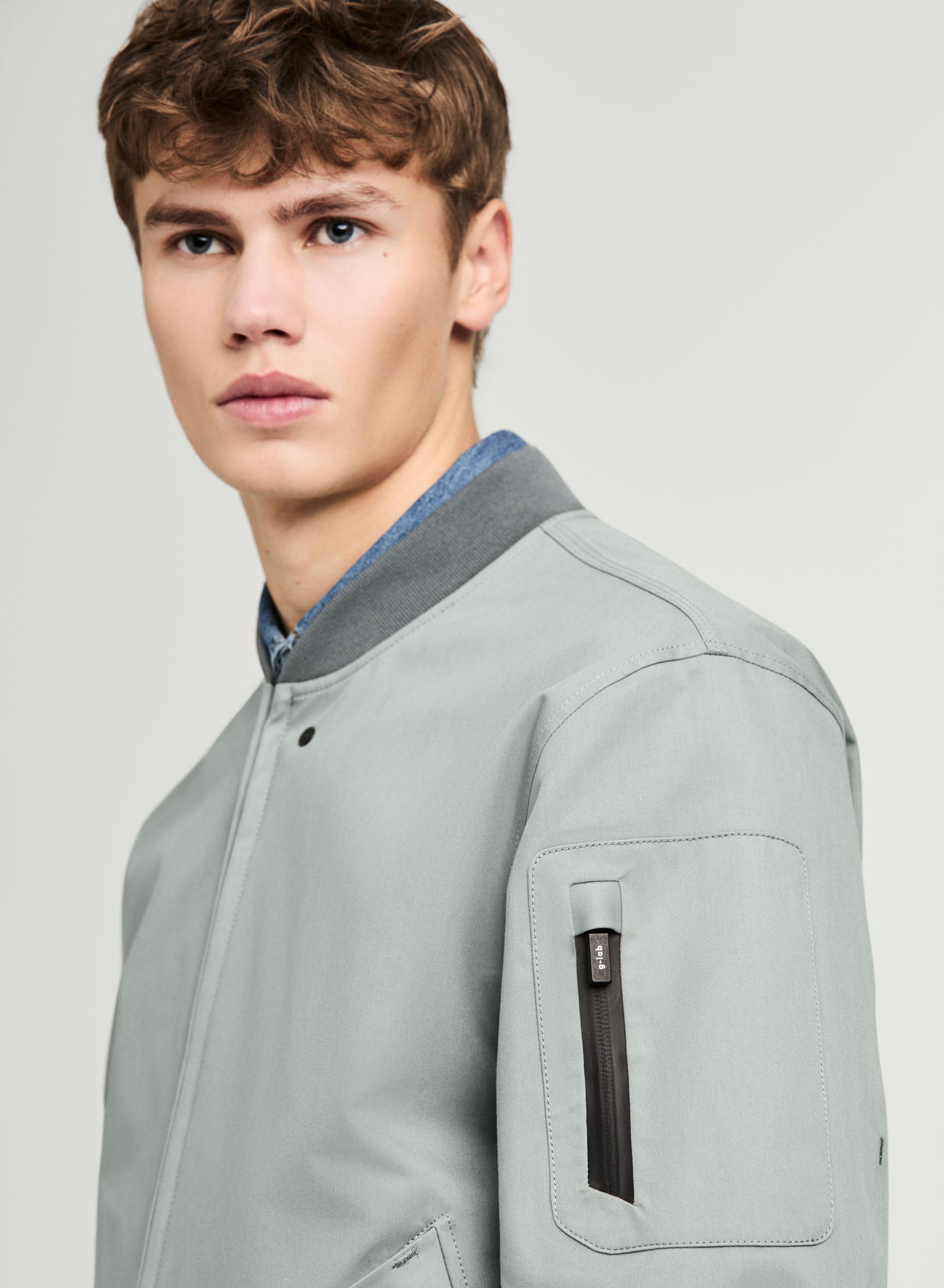 G-LAB Flap Jacke in sterling blue