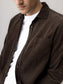 MosMosh MMGAlden Corduroy Shirt in Black Coffee
