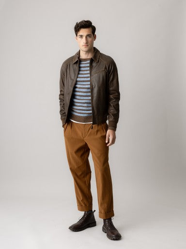 MosMosh MMGThom Leather Bomber Jacket