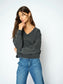 MosMosh MMCosette V-LS Stud Sweatshirt
