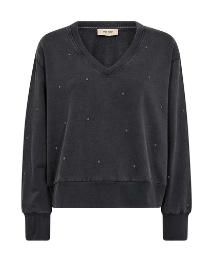 MosMosh MMCosette V-LS Stud Sweatshirt