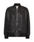 MosMosh MMRuby Leather Bomber Jacket in Schwarz