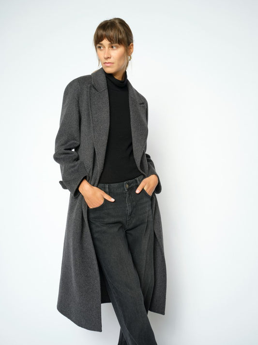 MosMosh MMAlva Loisa Coat in Antracite