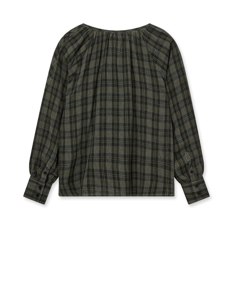 MosMosh MMHChe Check Blouse