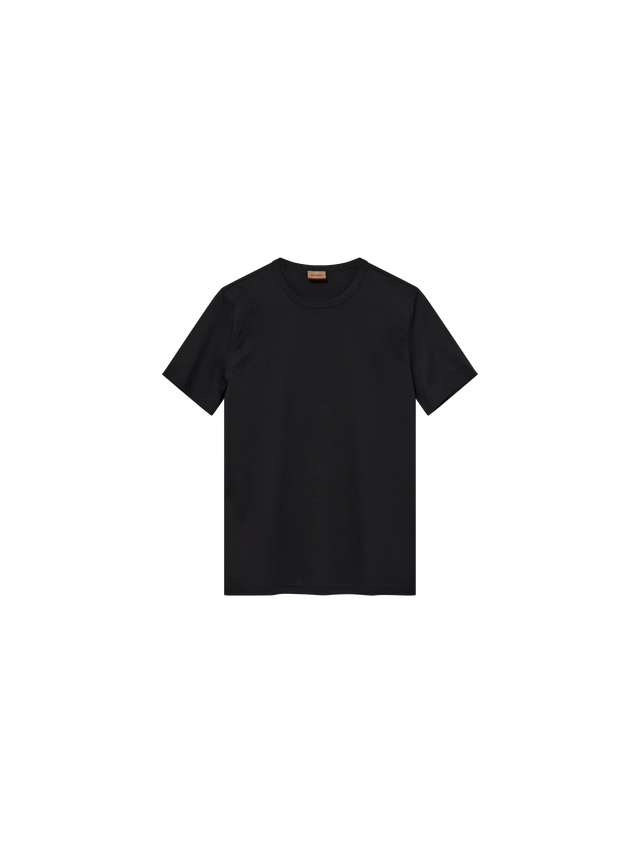 Mos Mosh Gallery Perry O-Ss Tee in Schwarz