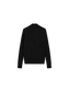 Mos Mosh Gallery Adam Soft Zip Turtle Neck Knit in Schwarz