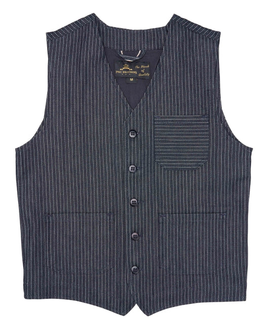 Pike Brothers 1937 Roamer Vest blue wabash