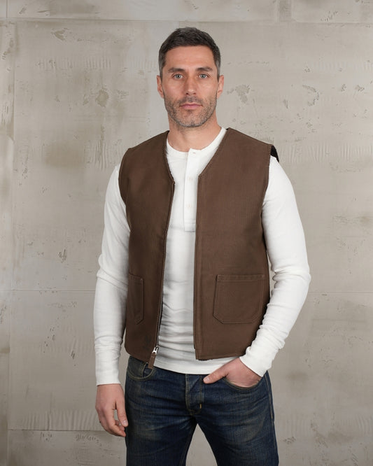 Pike Brothers 1942 C2 Vest waxed khaki