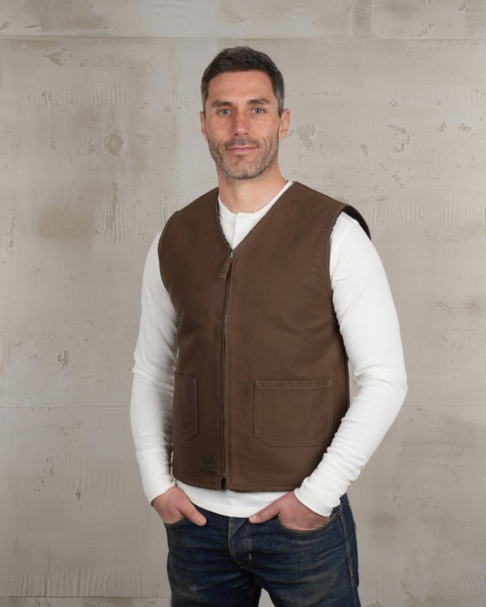 Pike Brothers 1942 C2 Vest waxed khaki