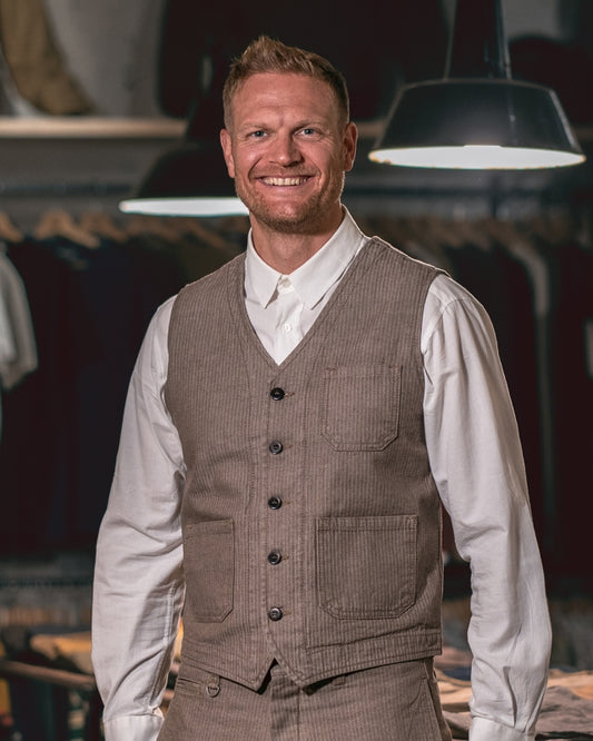 Pike Brothers 1937 Roamer Vest HBT brown