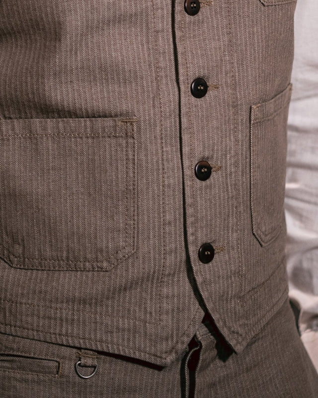 Pike Brothers 1937 Roamer Vest HBT brown