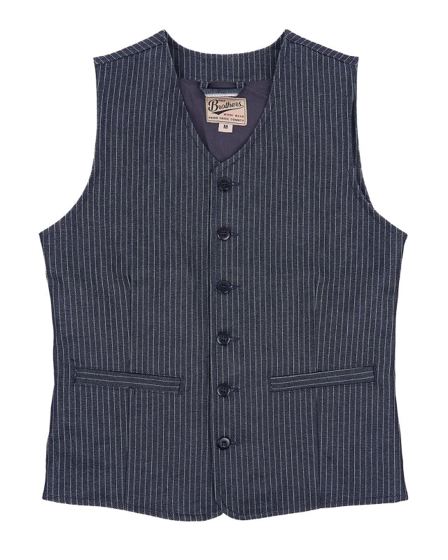 Pike Brothers 1905 Hauler Vest blue wabash